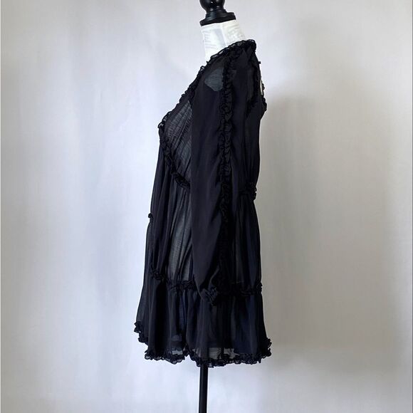 Aurum Chiffon Minidress size 2 - Picture 6 of 11